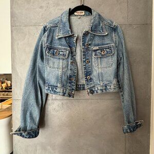 Vintage GUESS Cropped Jean Jacket
